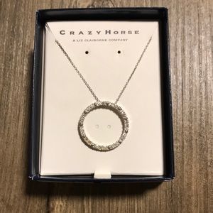 Circle Crystal Necklace